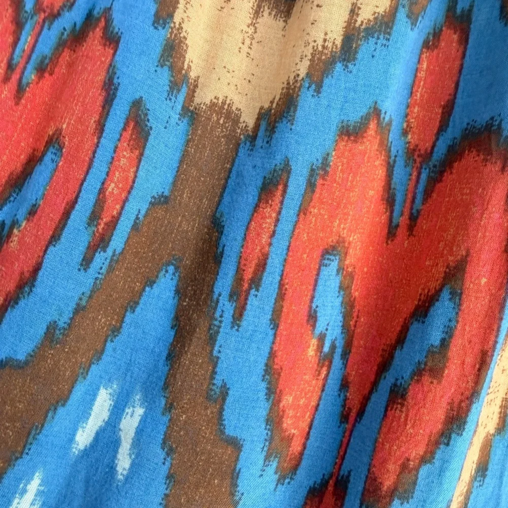 Free People Blue Ikat Backless Strapless Maxi Dress - Picture 3 of 10